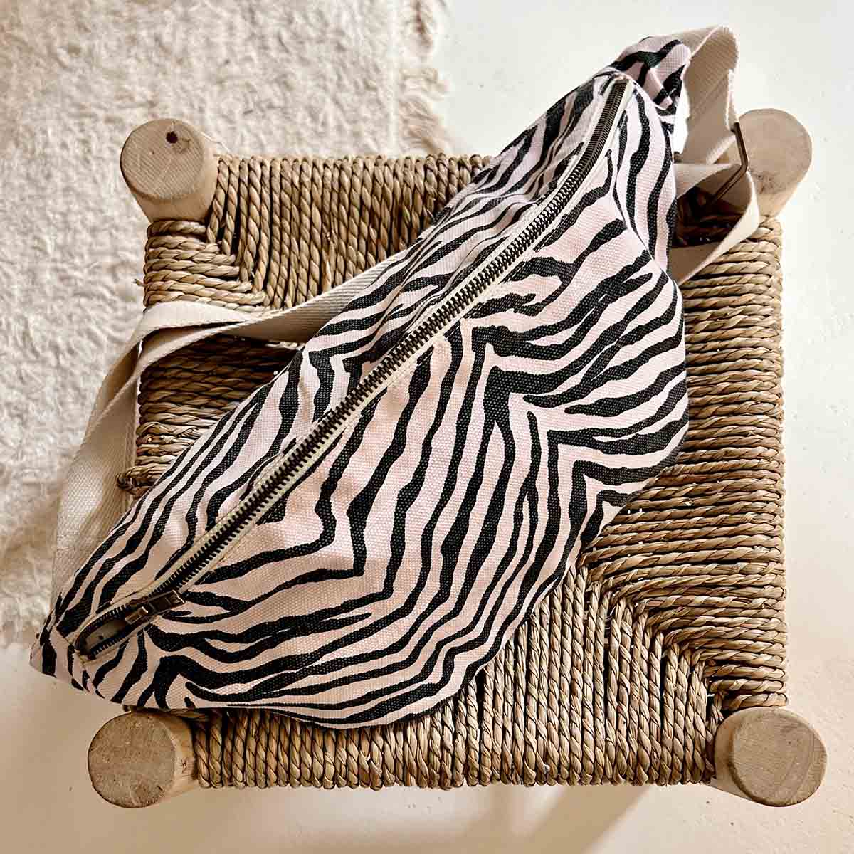Sac banane - Zebrou Pink