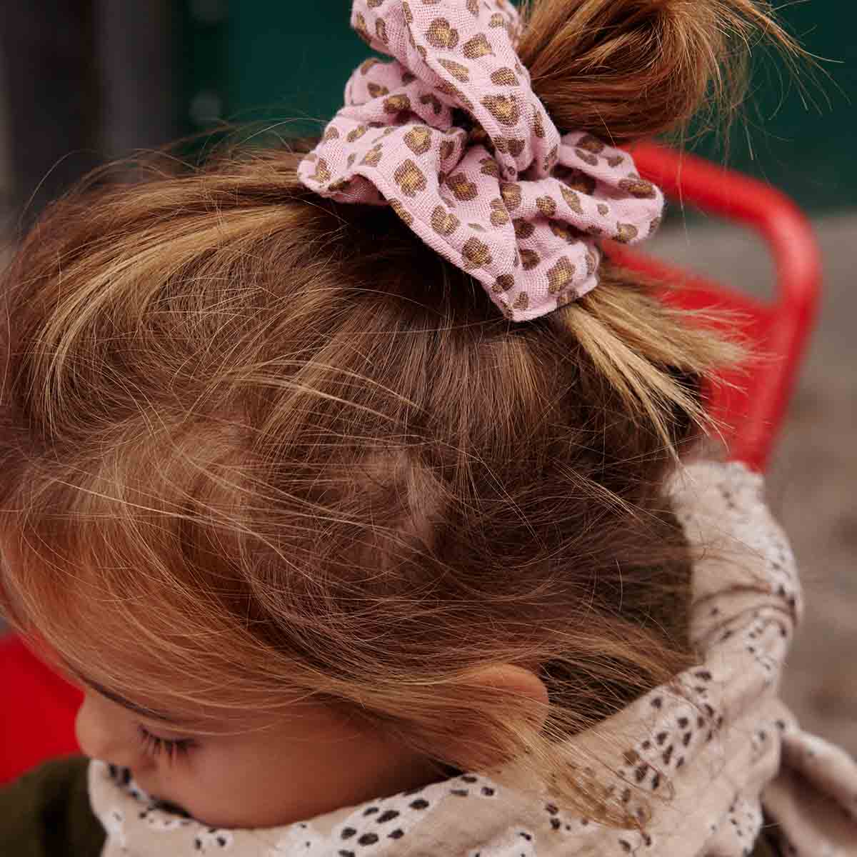 Scrunchie - Mini Leopard Lilac