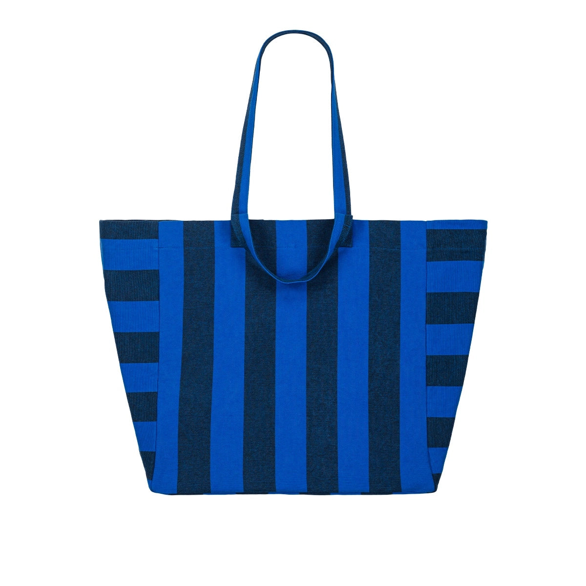 Sac cabas - Elisa Big stripes Night / Blue