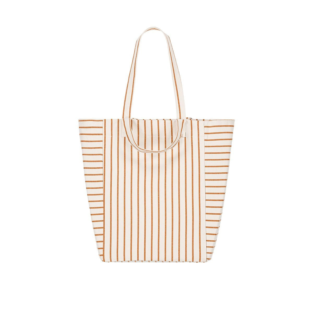 Tote bag - Elisabeth Pecan / Greige Tennis Stripes