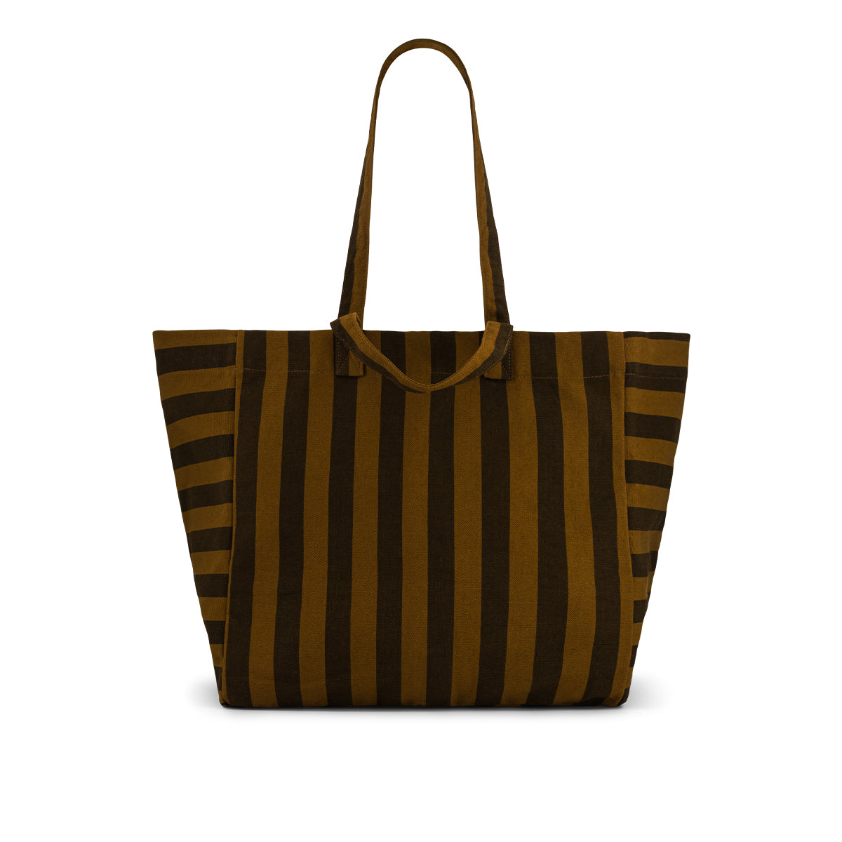 Striped tote bag with zipper online