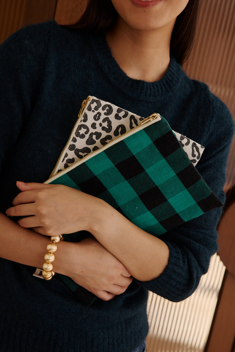 Pouch - Lili Big vichy Green