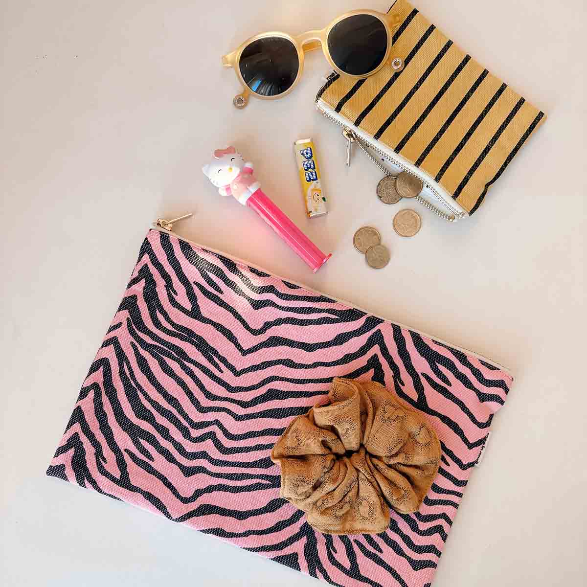 Purse - Marie Bambou Tennis Stripes