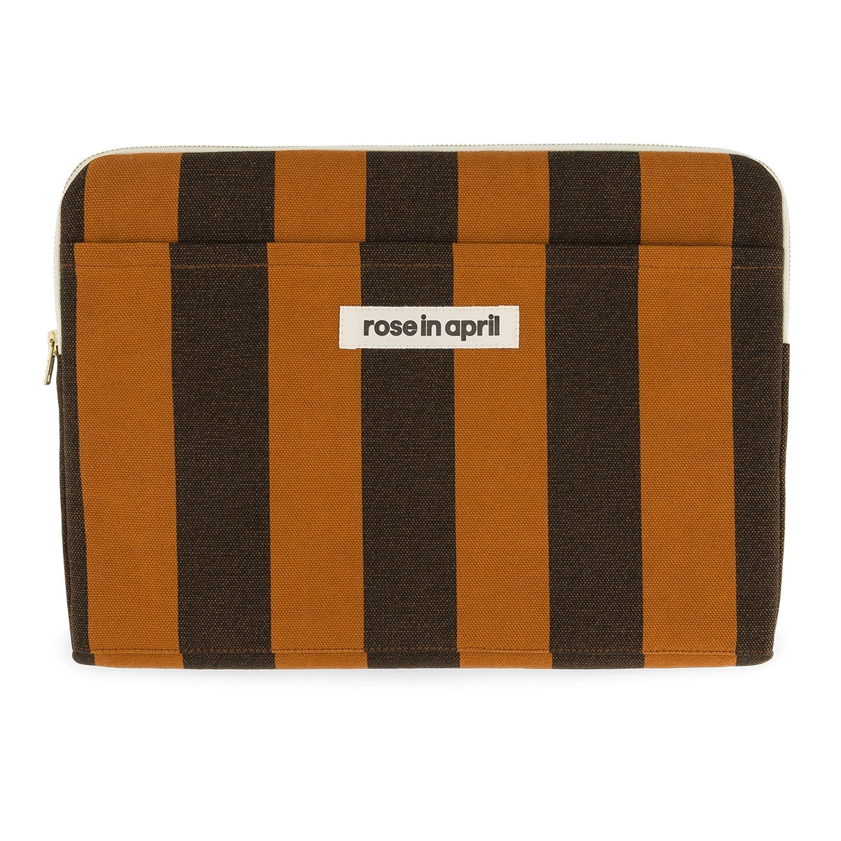 Housse d'ordinateur 13&14" - Big stripes Night / Pecan