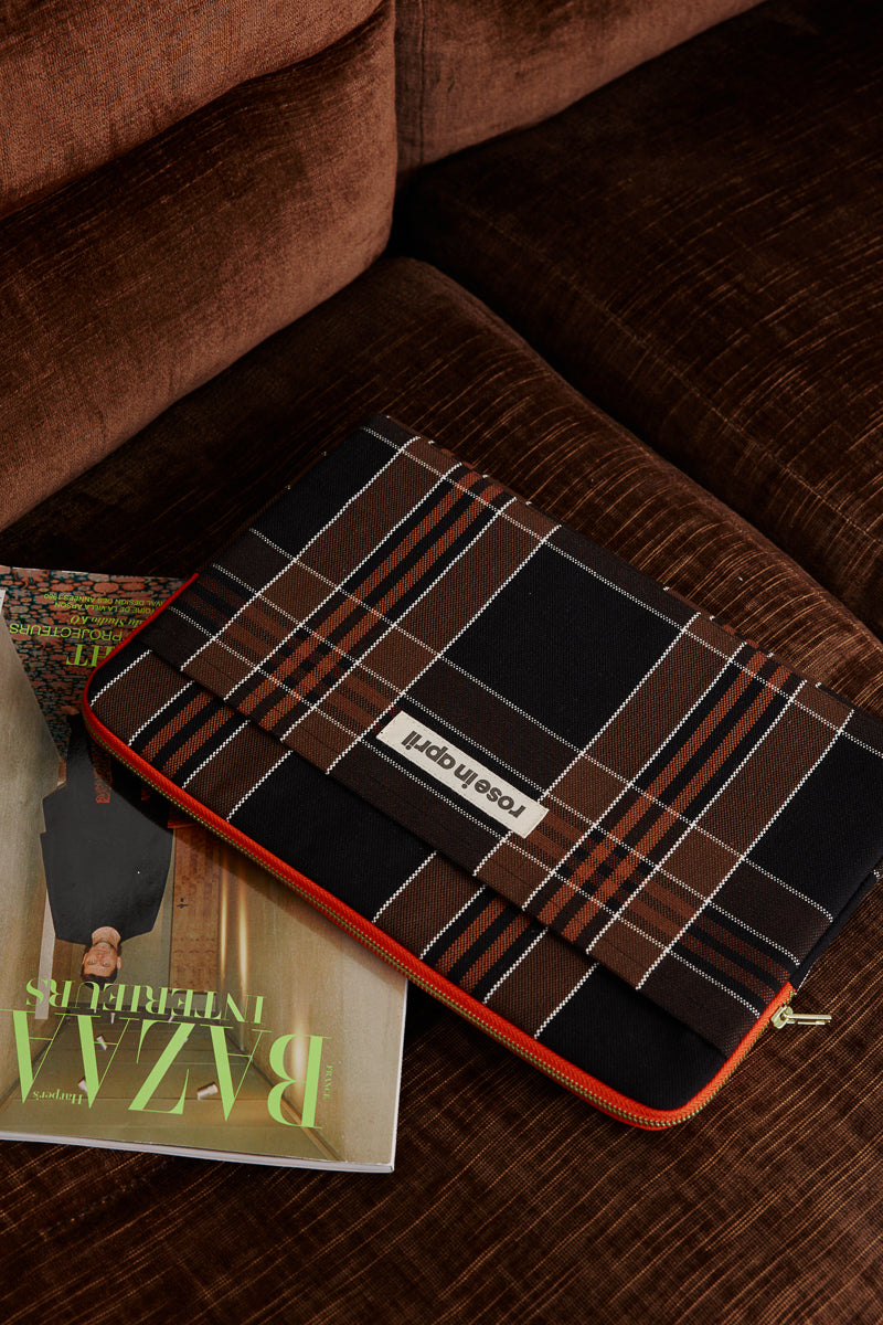 Laptop sleeve 13&14" - Octave Black tartan
