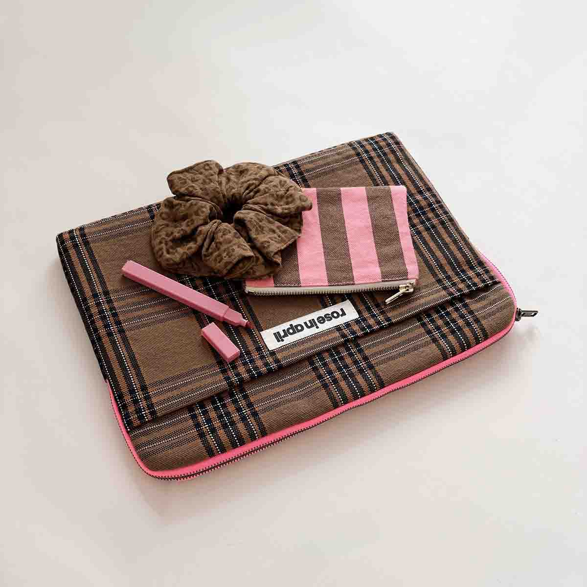 Housse d'ordinateur 13&14" - Octave Tartan