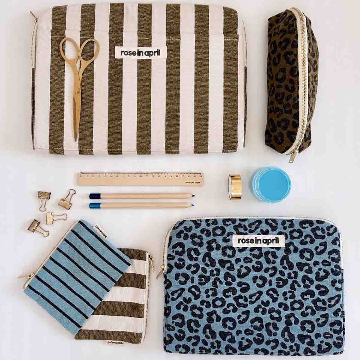 Pencil case - Gaston Graou Olive