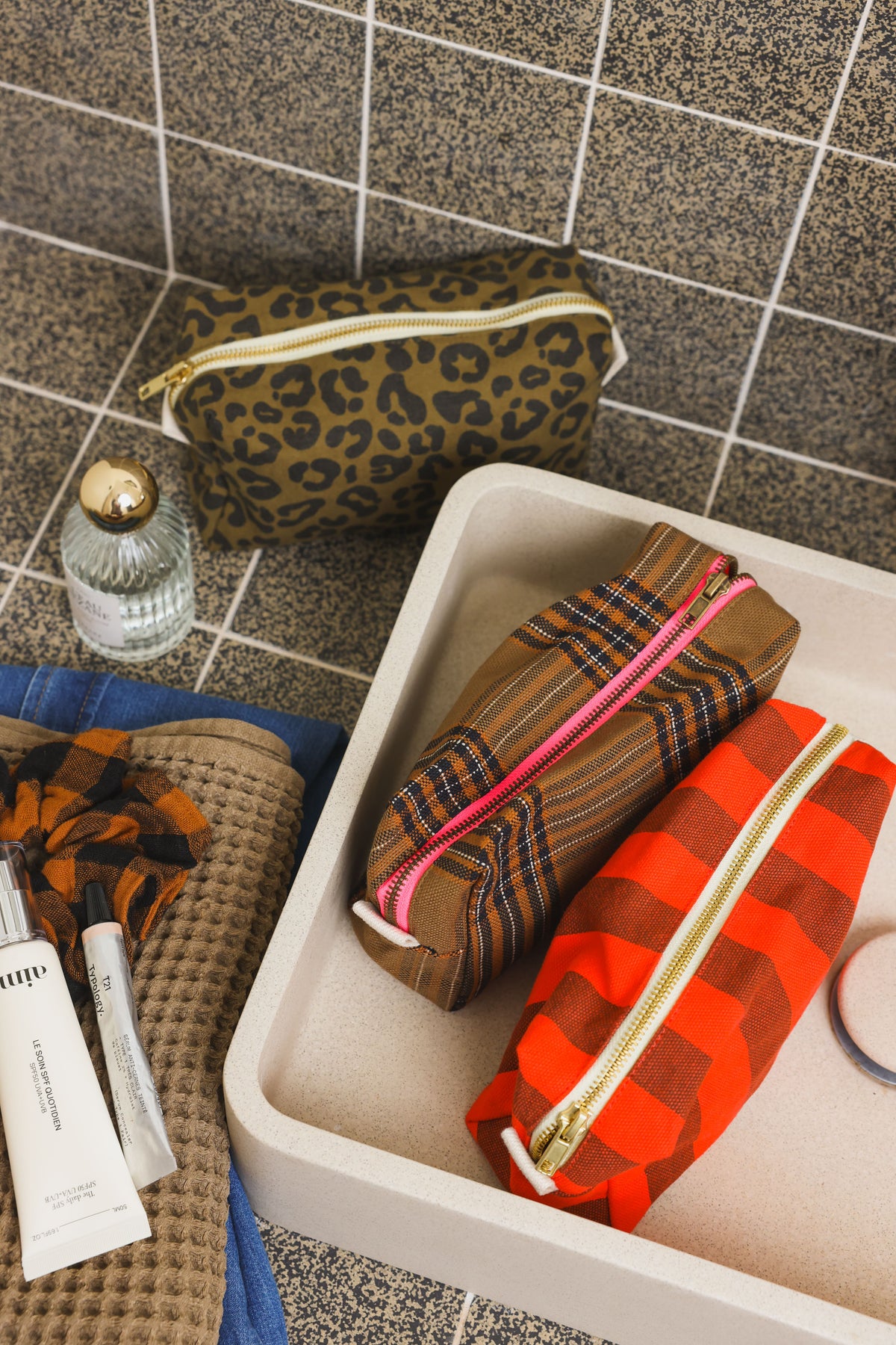 Wash bag - Desi Graou Olive