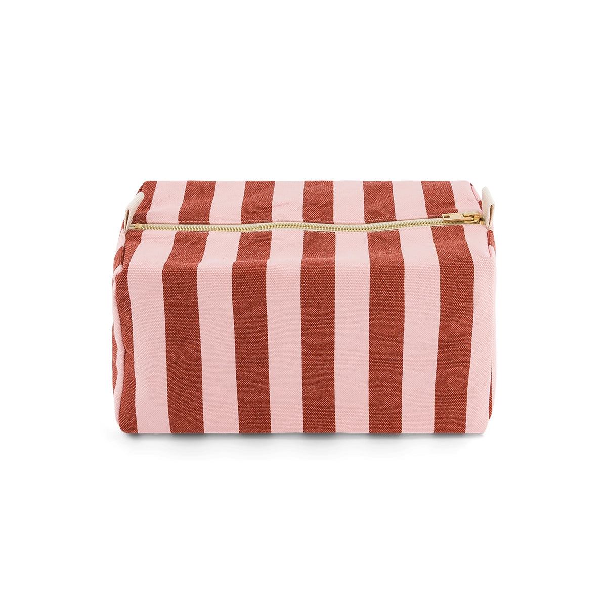 Trousse de toilette Vic Rayures Brick / Chamallow | Accessoires | Rose in April
