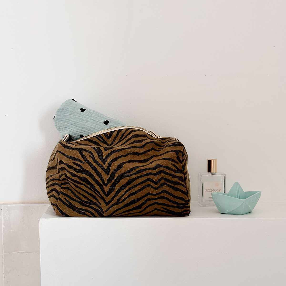 Wash bag - Vic Zebrou Olive