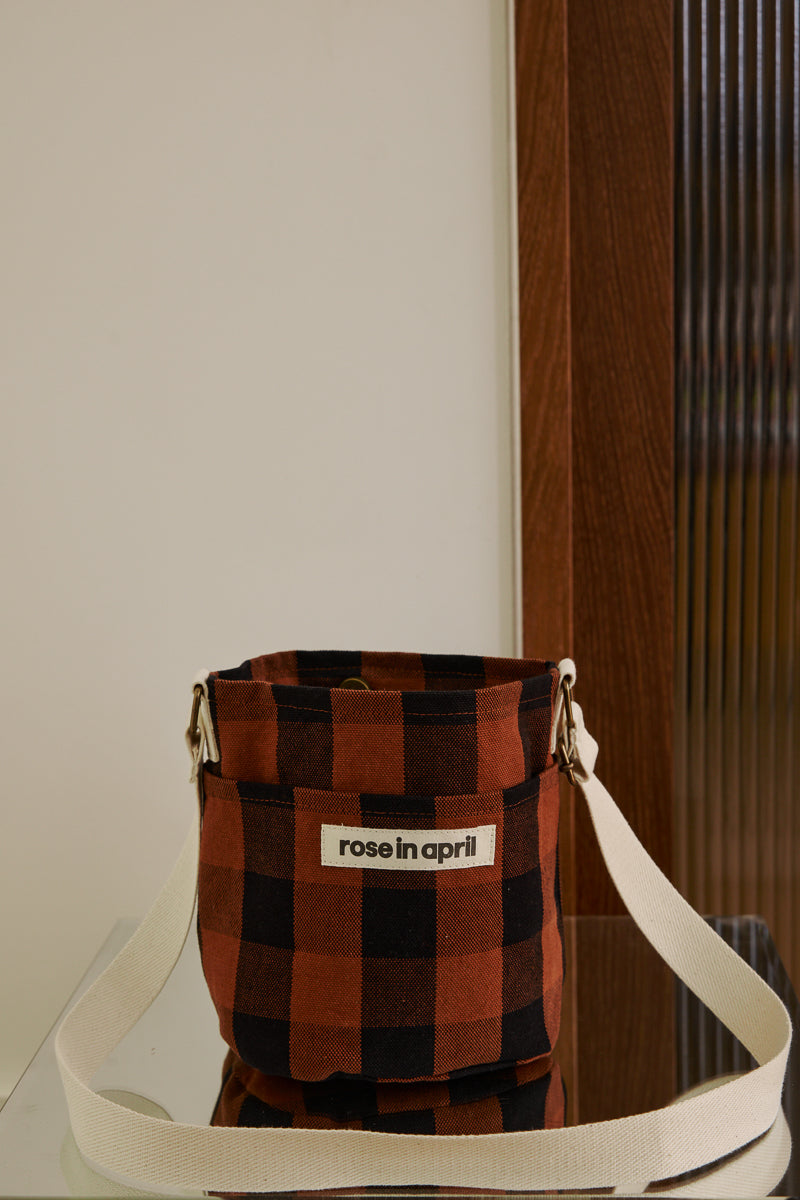 Mini bag - Zazou Big vichy Ginger