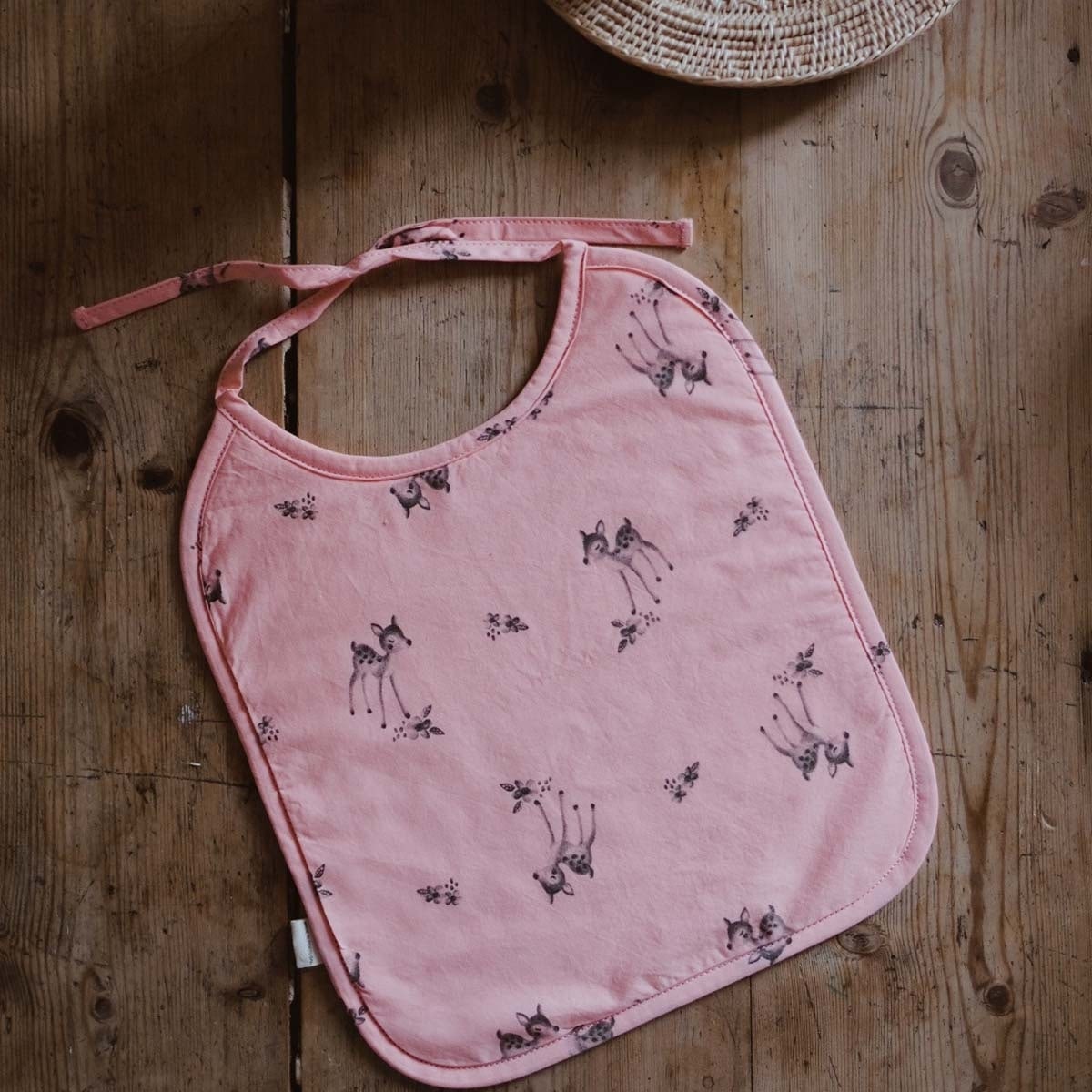 Bib - Anna Fawn Flamingo pink