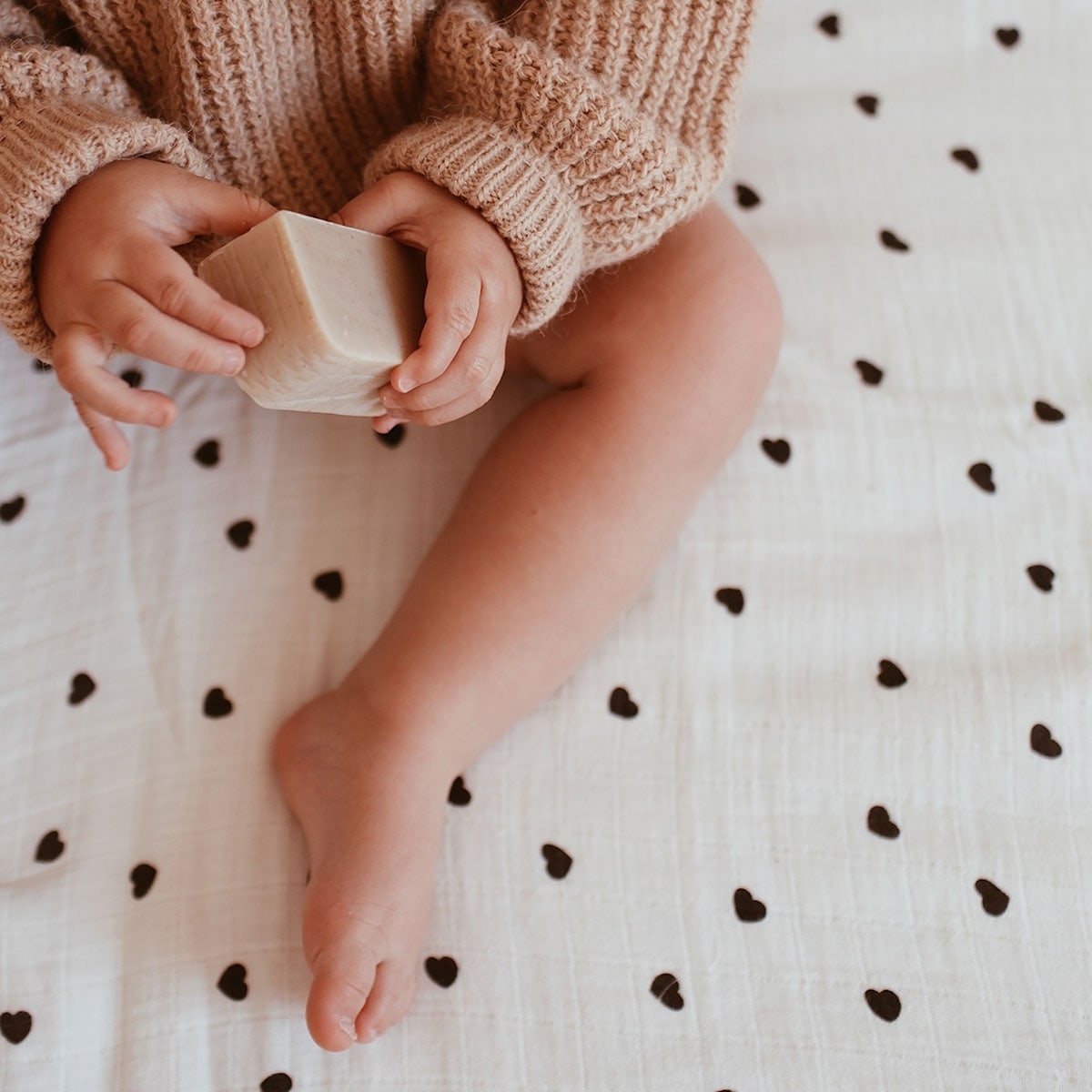 Fitted sheet - Olivia Coeur Noir