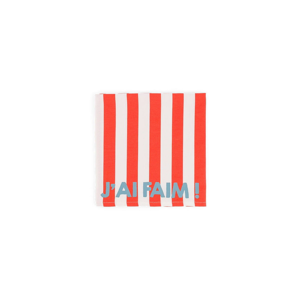 Pack of 2 napkins - Josephine Stripes Red J'ai faim ! !