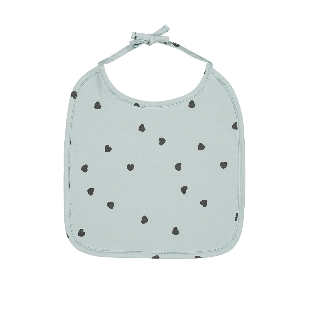 Bavoir - Anna Coeur Blue spray