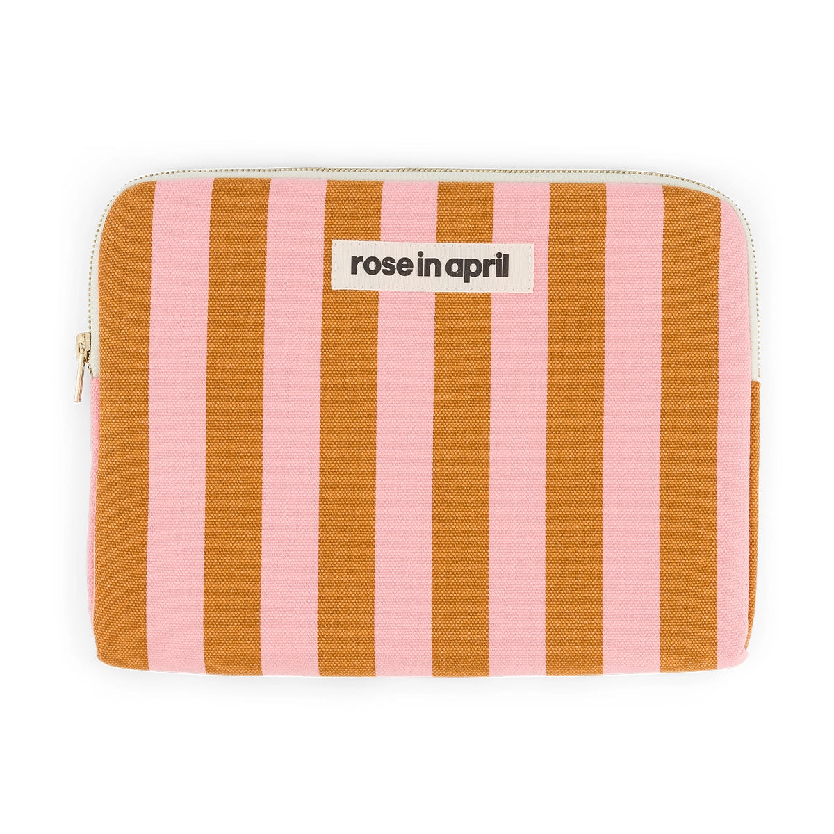 iPad sleeve - Anouk Strawberry / Caramel Stripes