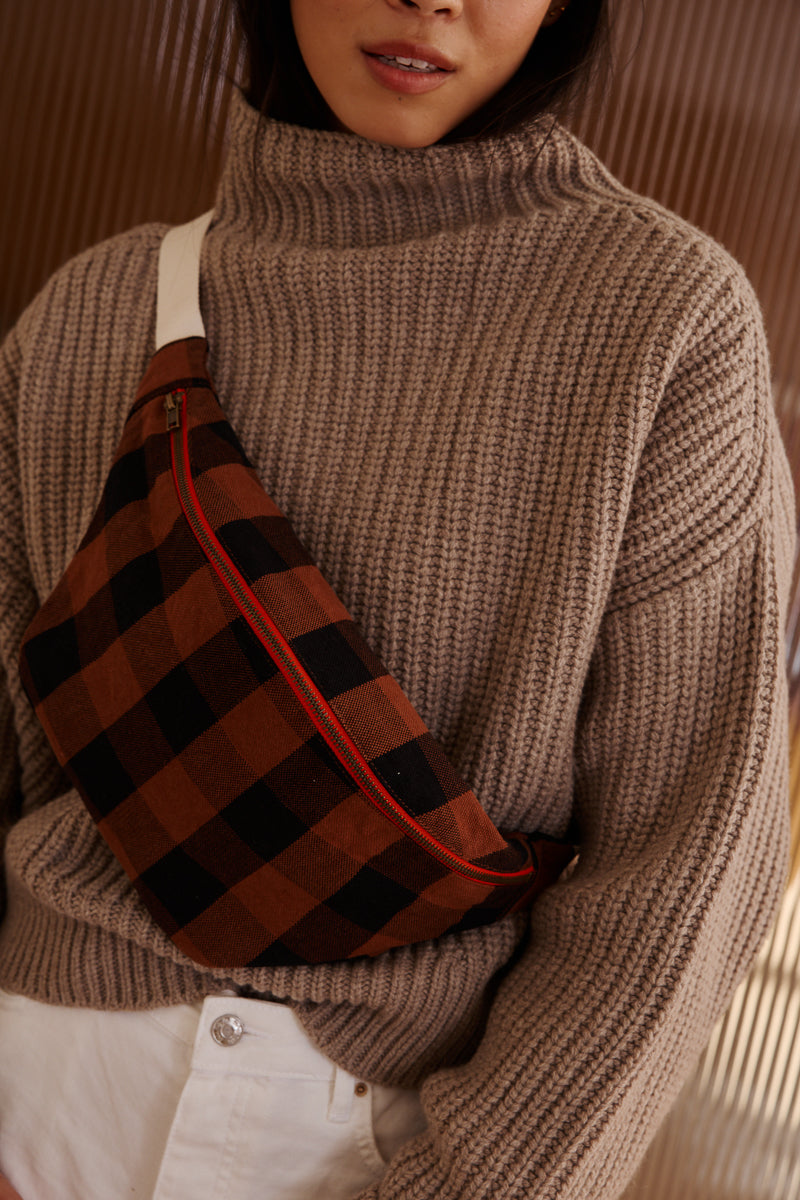 Bum bag - Big vichy Ginger