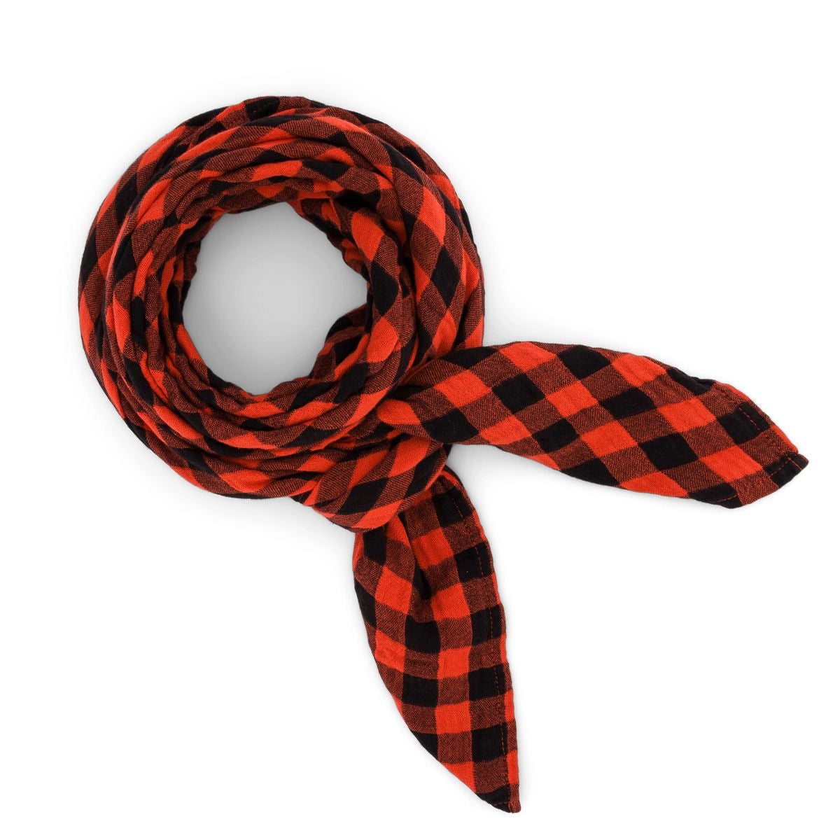 Swaddle - Bianca Gingham Check Black / Tomato