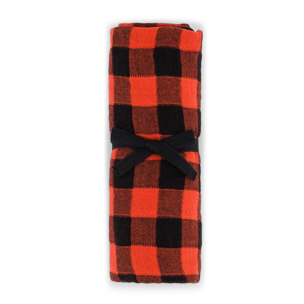 Swaddle - Bianca Gingham Check Black / Tomato