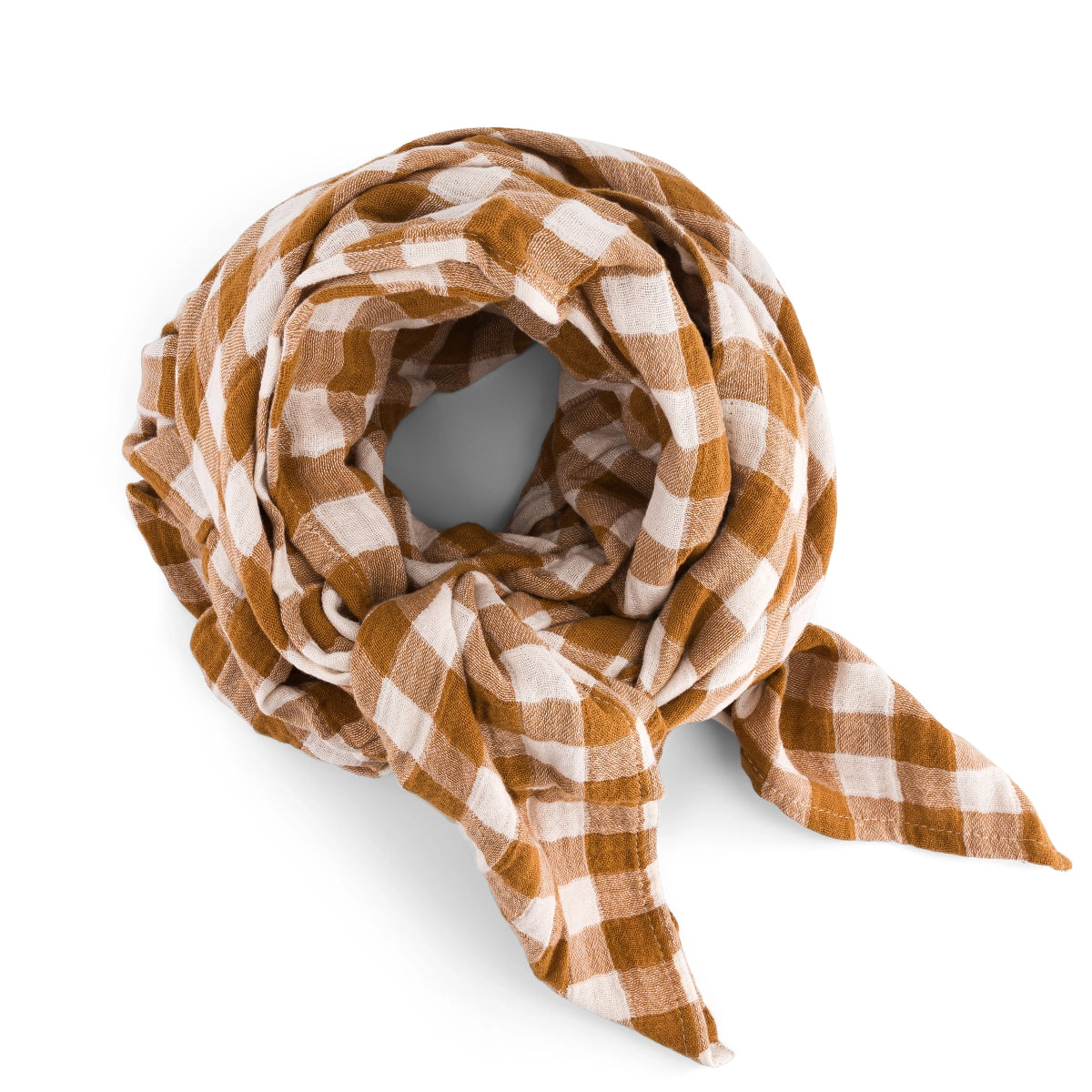 Swaddle - Bianca Gingham Check Caramel