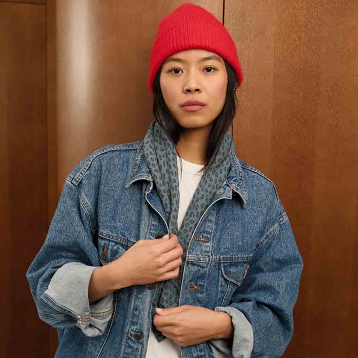 Lange - Bianca Mini Léopard Blue jean