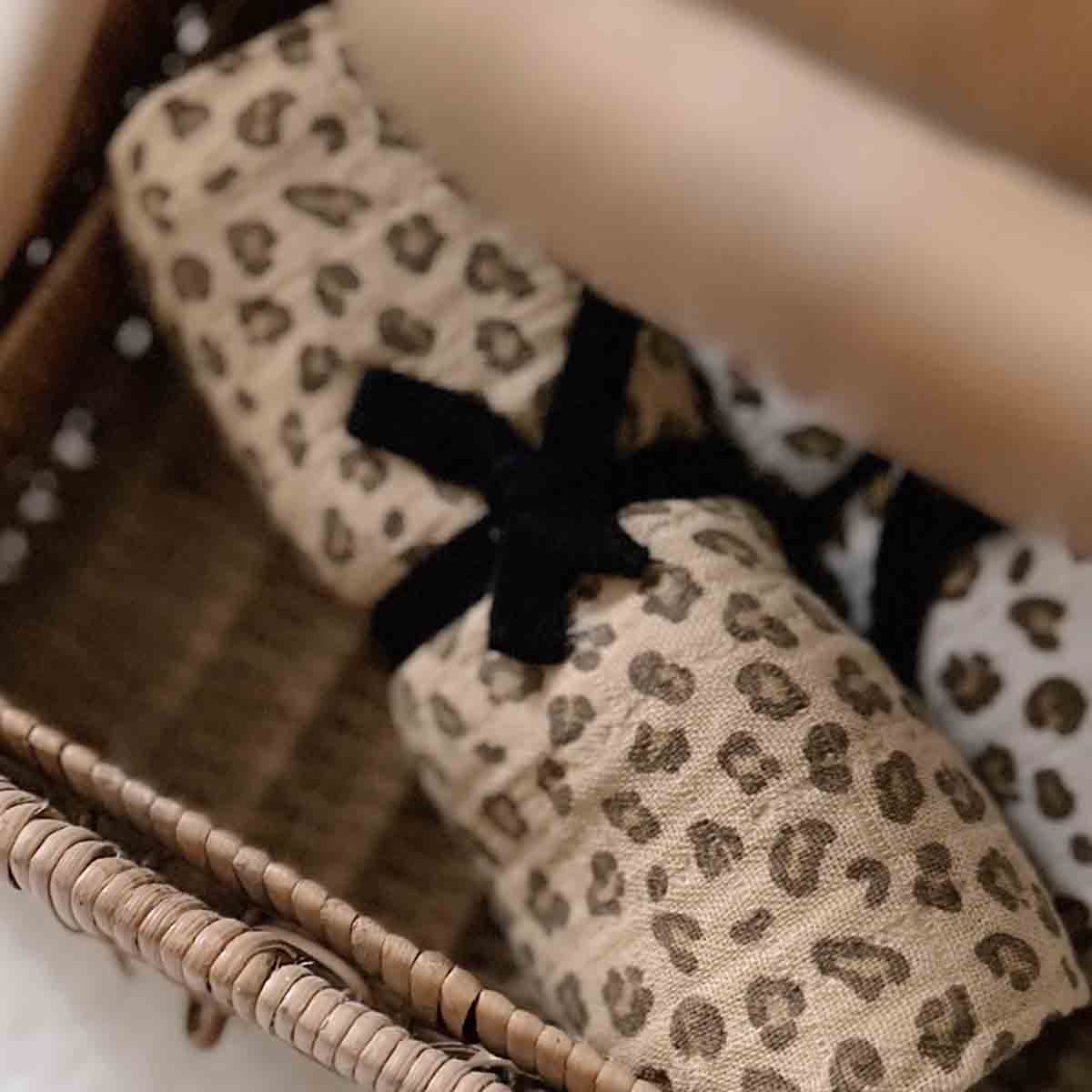 Swaddle - Bianca Mini Leopard Coffee