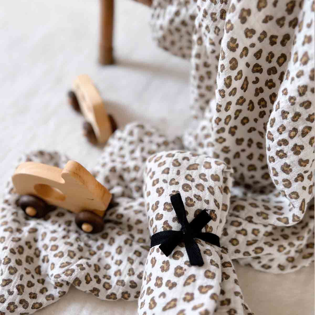 Swaddle - Bianca Mini Leopard Greige