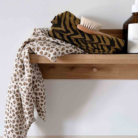 Rose in April Bianca Large Swadlle Leopard - Natural