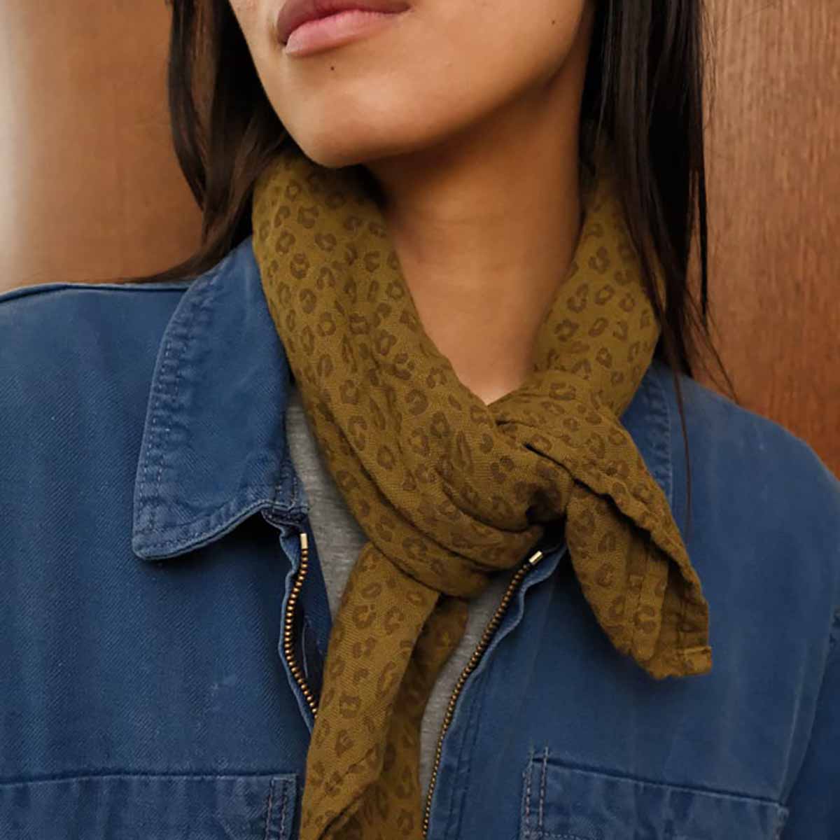 Swaddle - Bianca Mini Leopard Tapenade