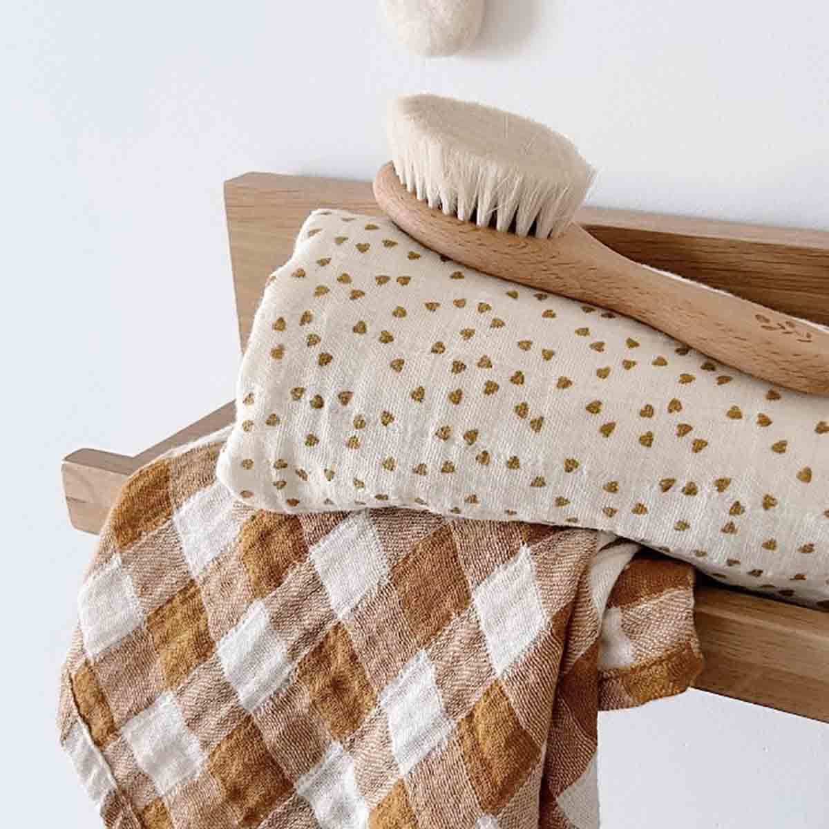 Swaddle - Bianca Gingham Check Caramel