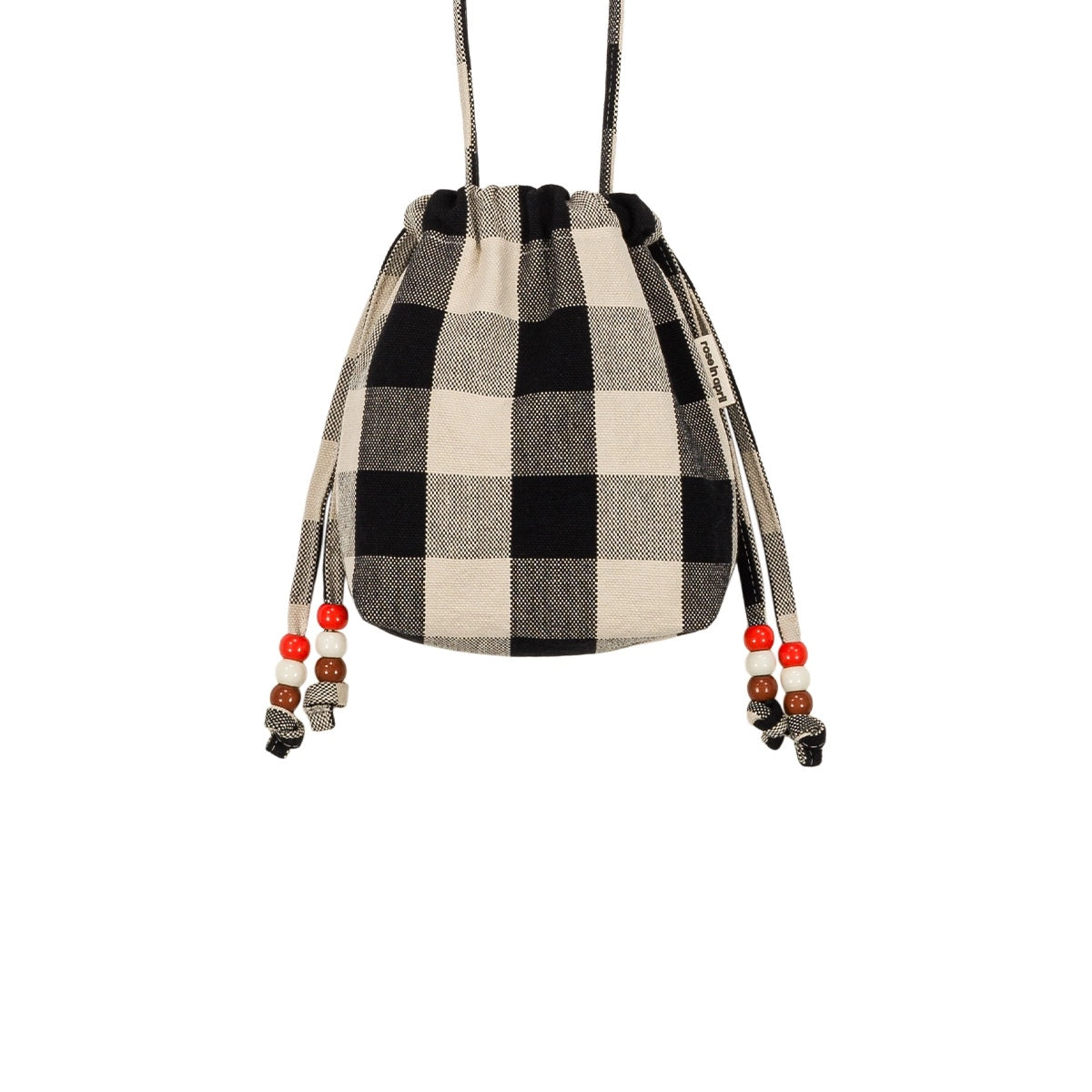 Mini sac - Billie Big vichy Greige
