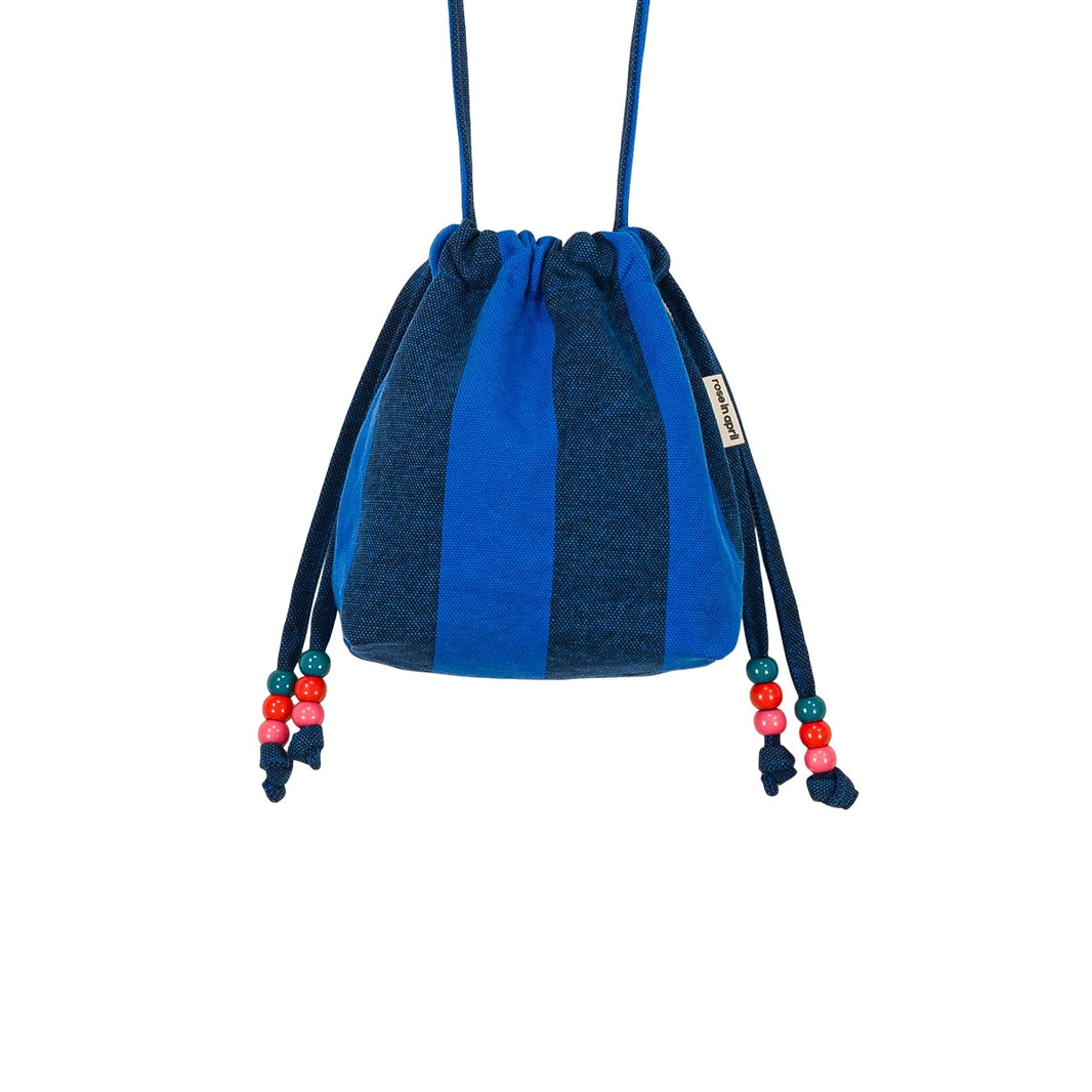 Mini bag - Billie Big stripes Night / Blue