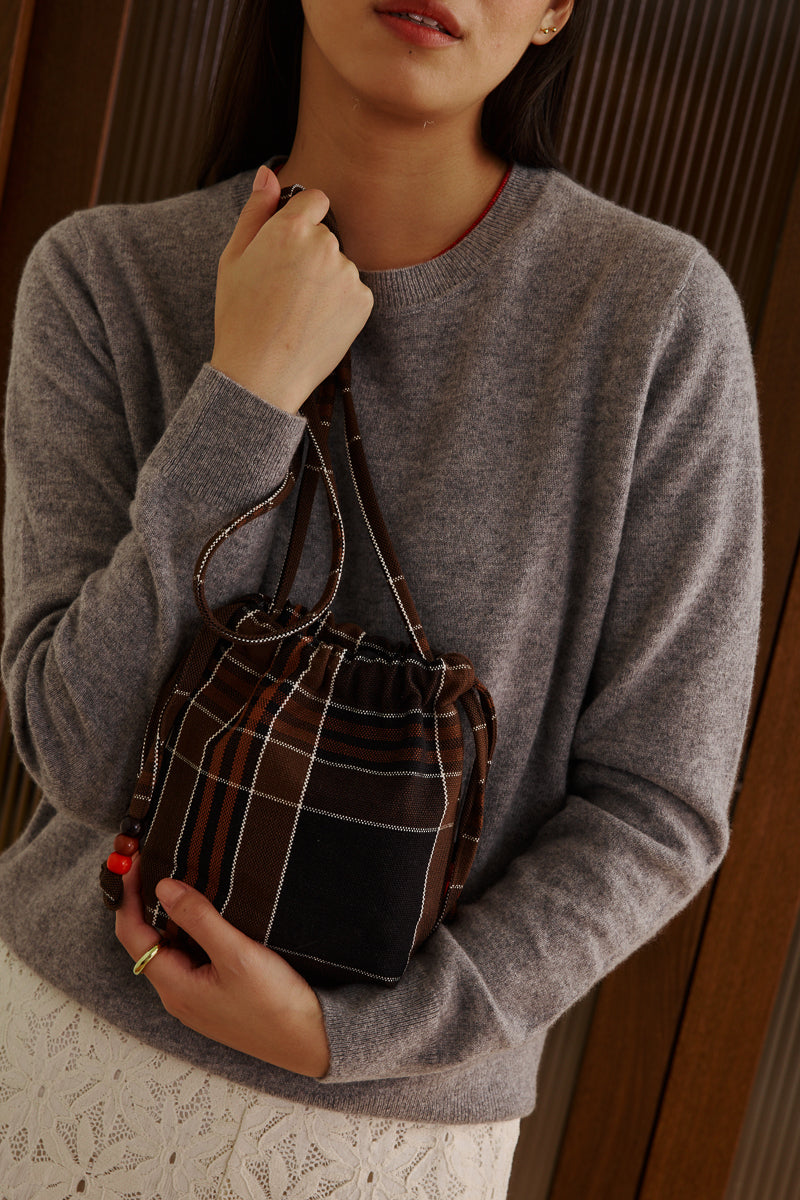 Mini sac - Billie Black Tartan