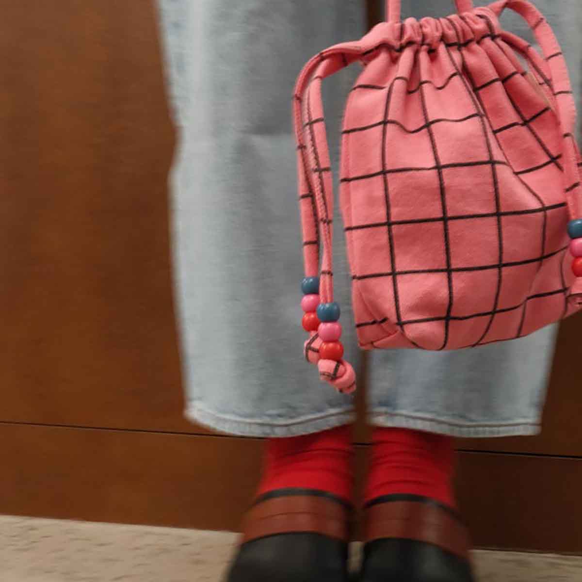Mini bag - Billie Check Funky pink