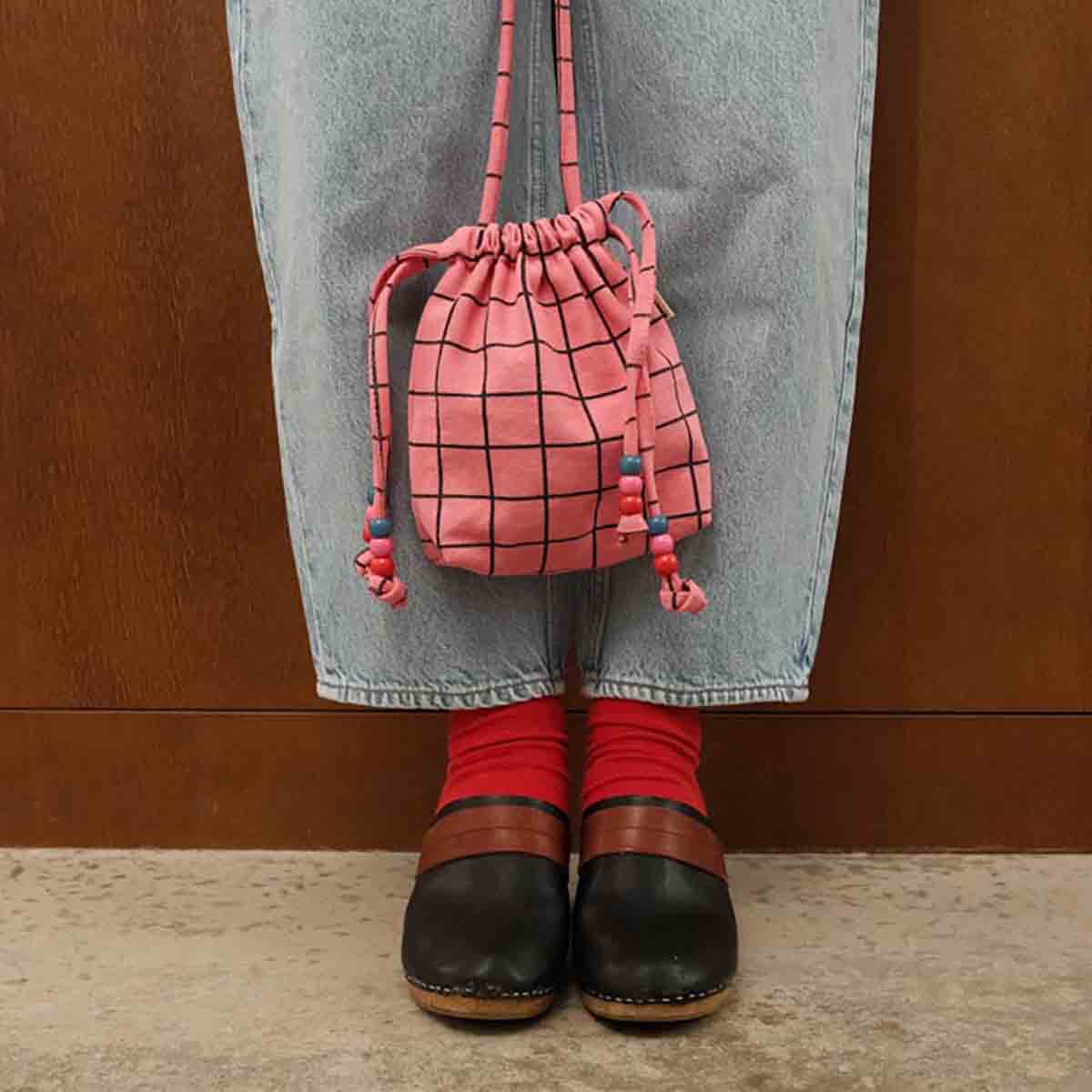 Mini bag - Billie Check Funky pink