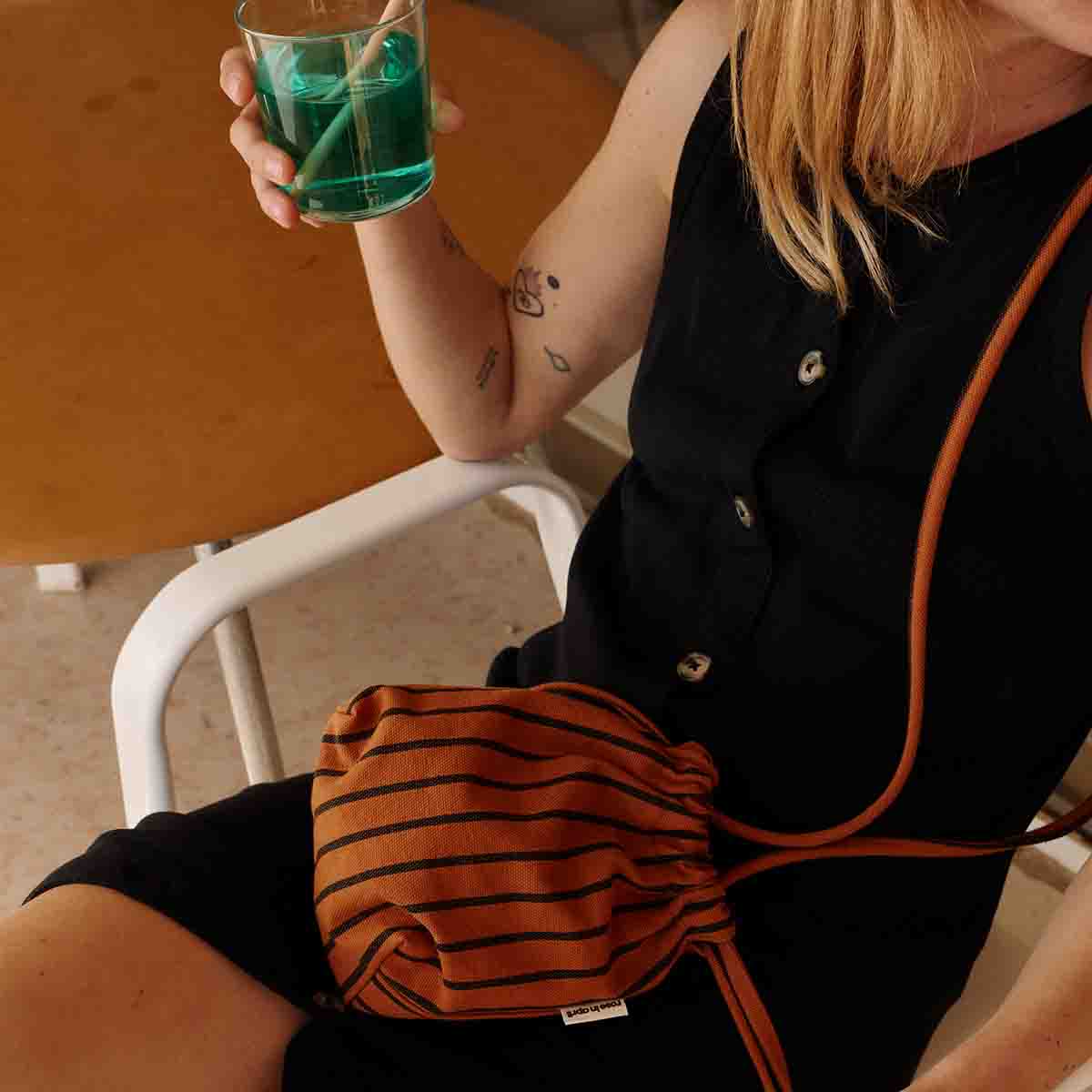 Mini bag - Billie Tennis Stripes Ginger