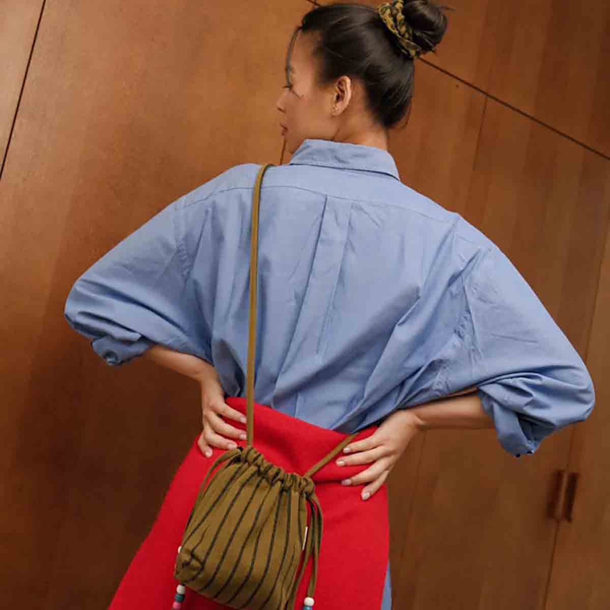 Mini bag - Billie Tennis Stripes Olive