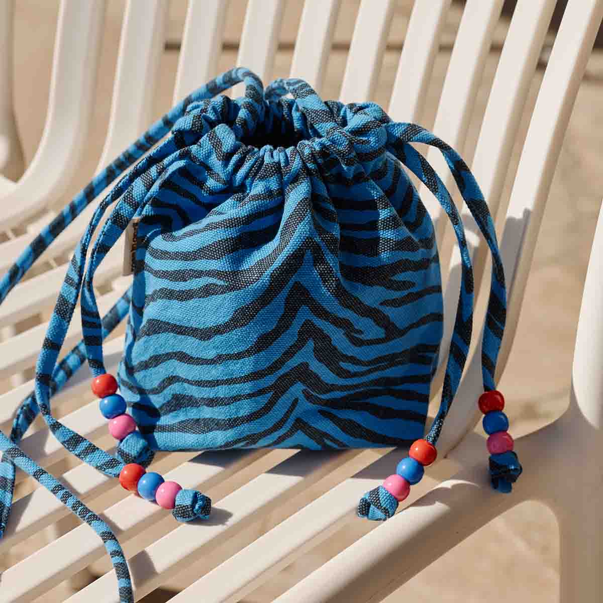 Mini sac - Billie Zebrou Greek blue