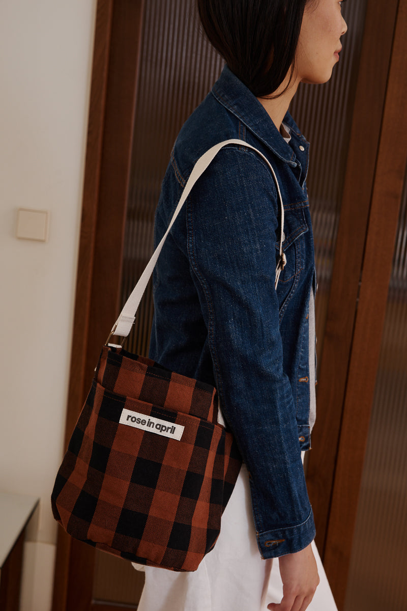 Bucket bag - Bucky Big vichy Ginger
