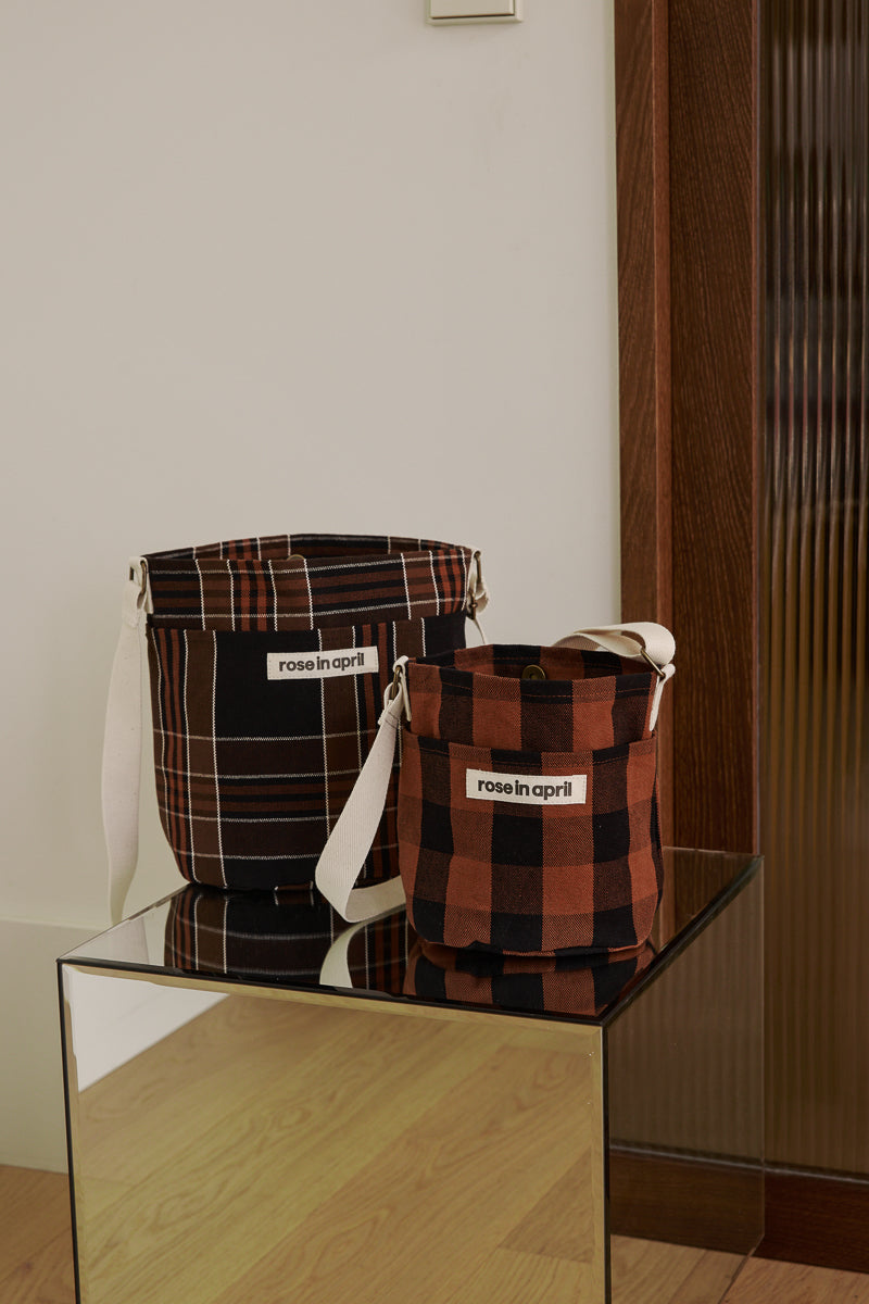 Sac seau - Bucky Black Tartan