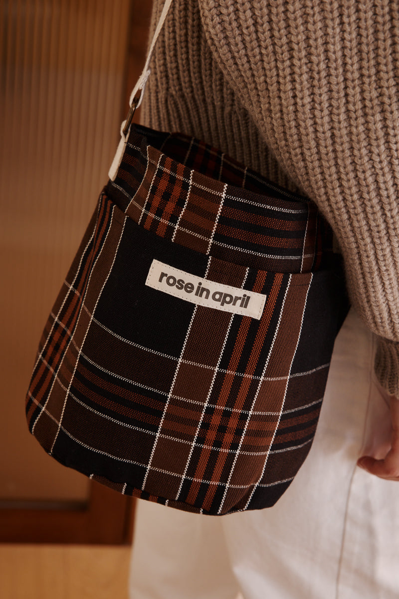 Sac seau - Bucky Black Tartan