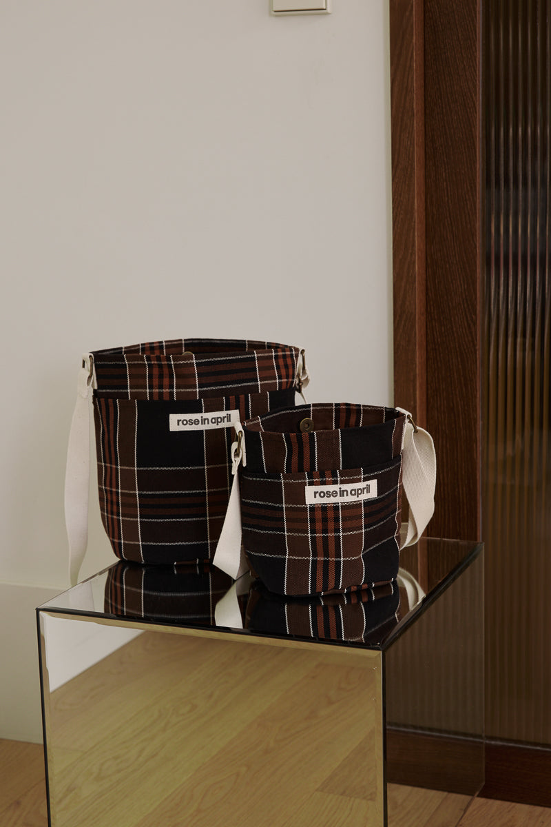 Sac seau - Bucky Black Tartan