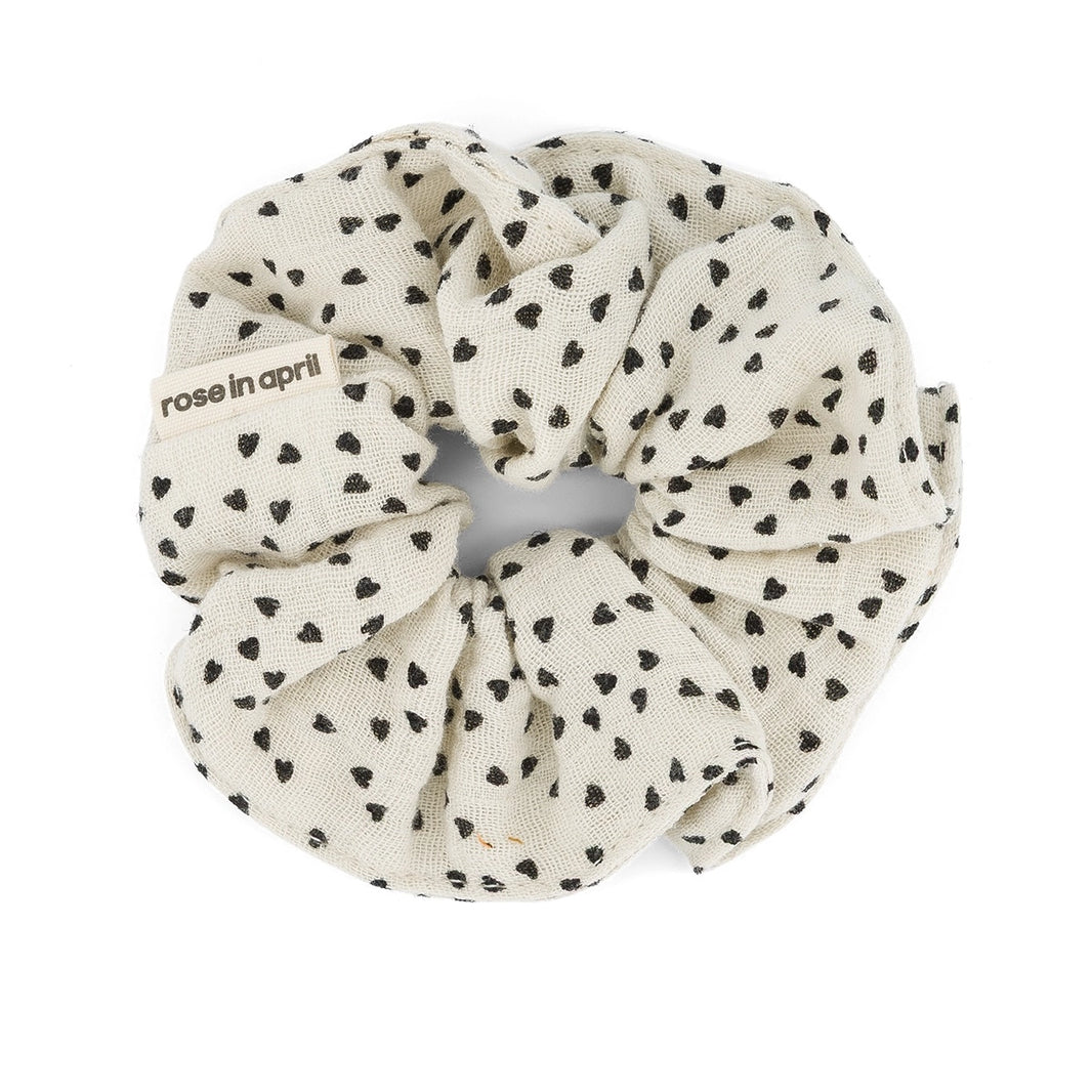 Chouchou - Mini coeurs Greige