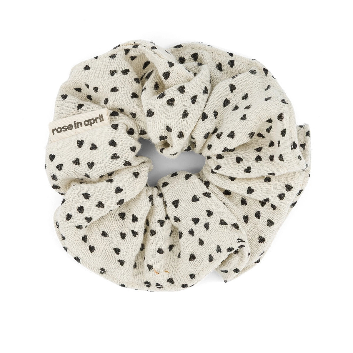 Chouchou - Mini coeurs Greige