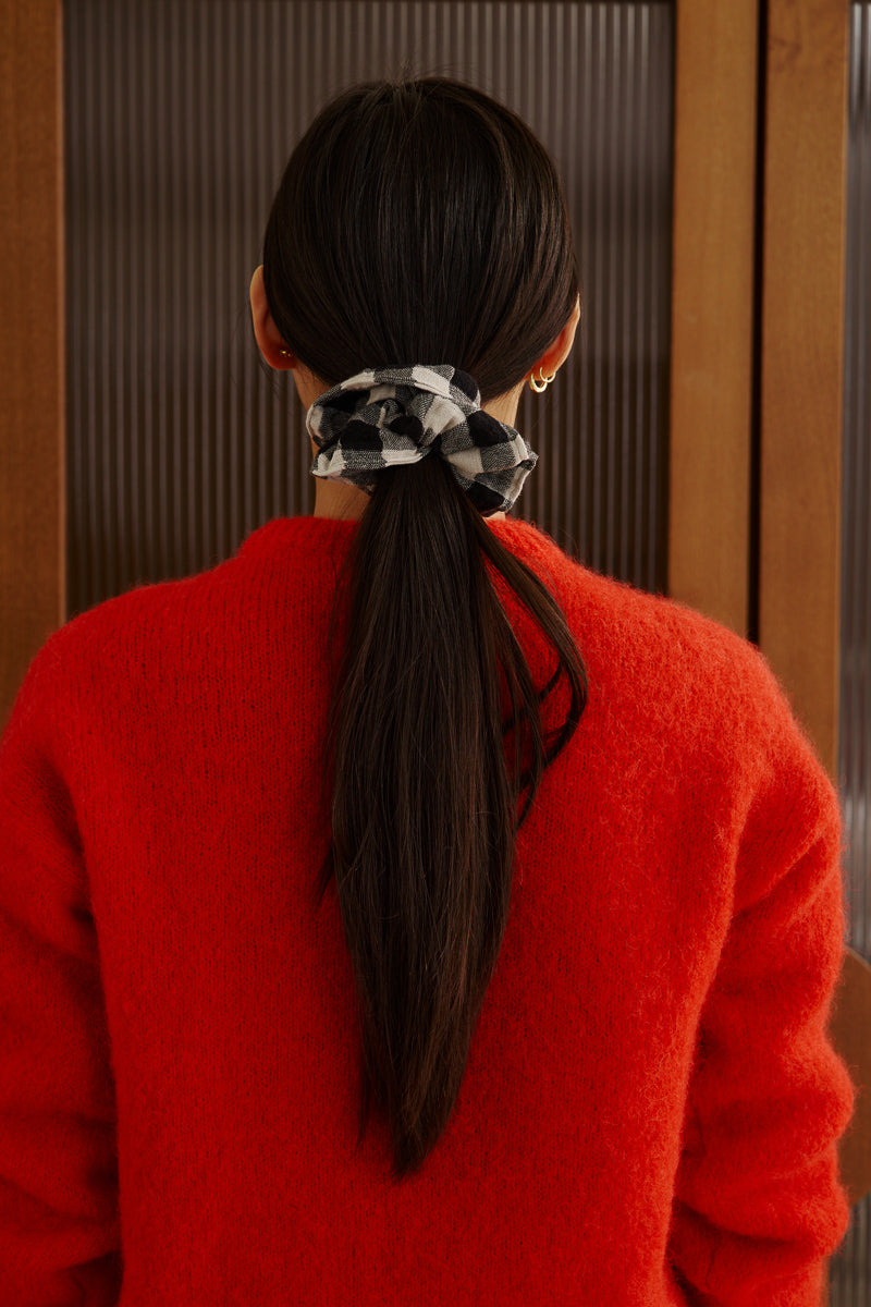 Chouchou - Vichy Greige / Black