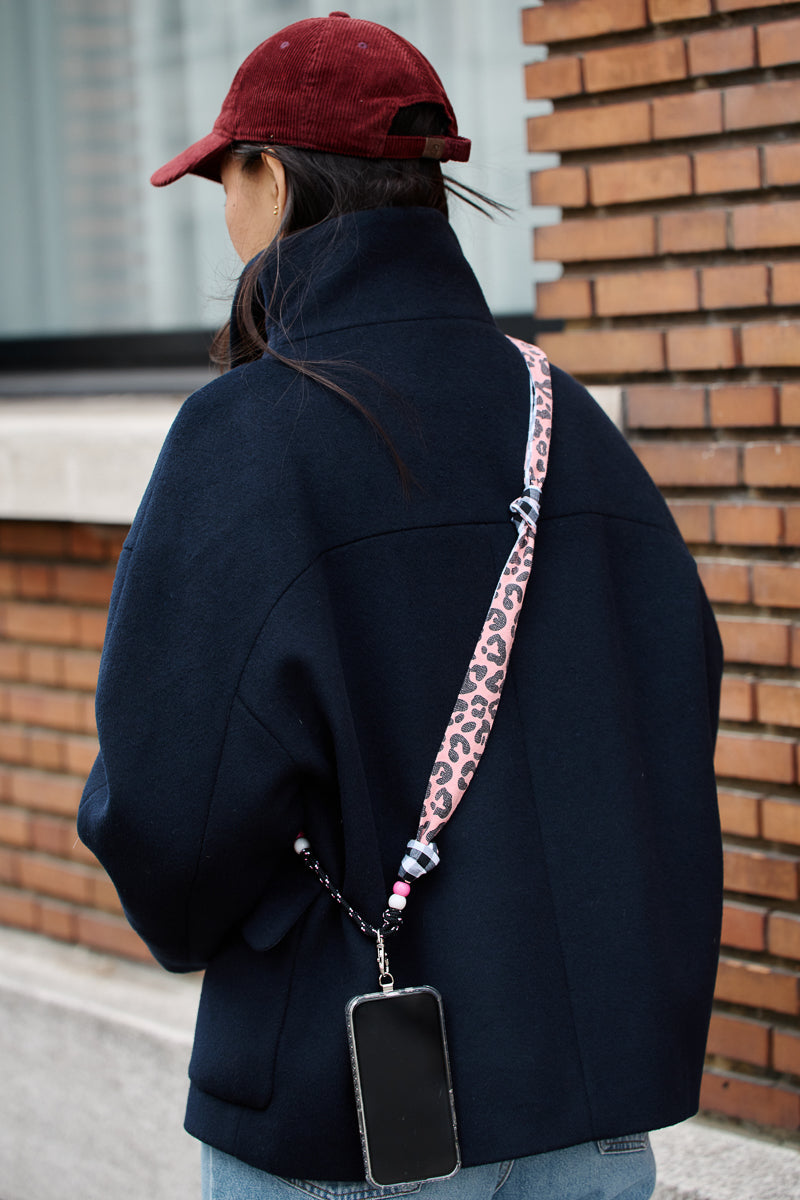 Phone holder - Graou / Vichy - Rose in April x Marie Starek x Ma prune céleste