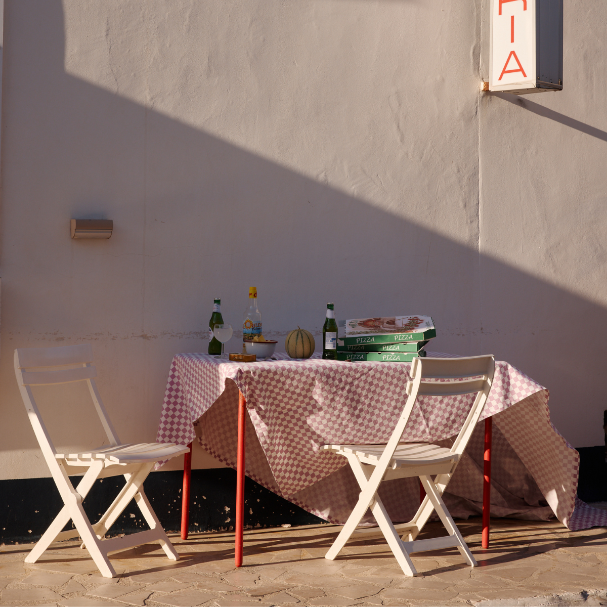 Tablecloth - Zoe Checkerboard Mauve