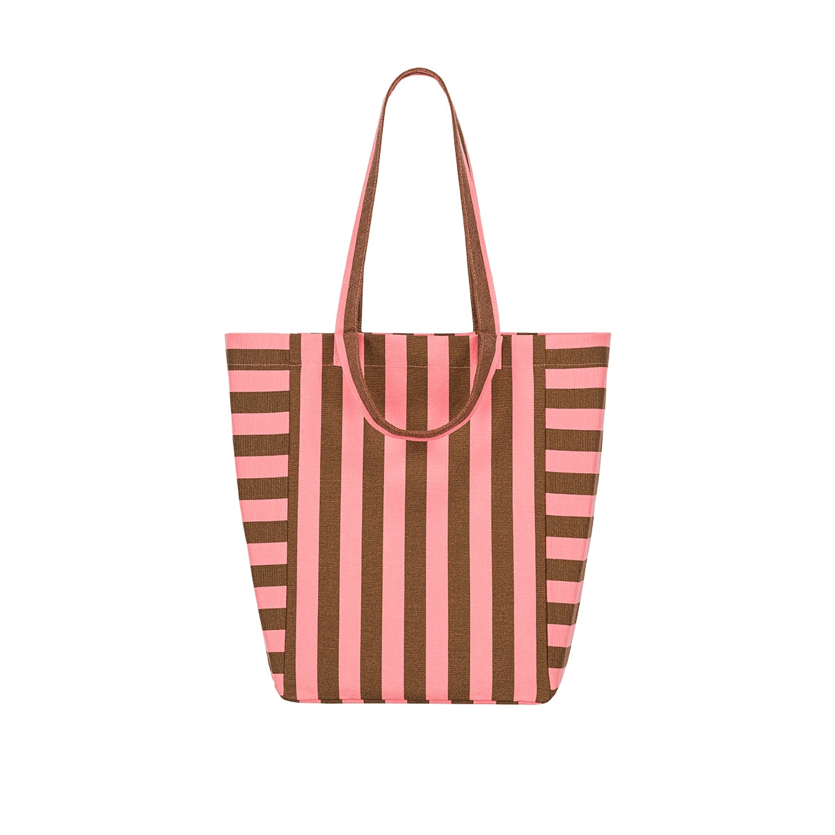 Tote bag - Elisabeth Funky pink / Olive Stripes 