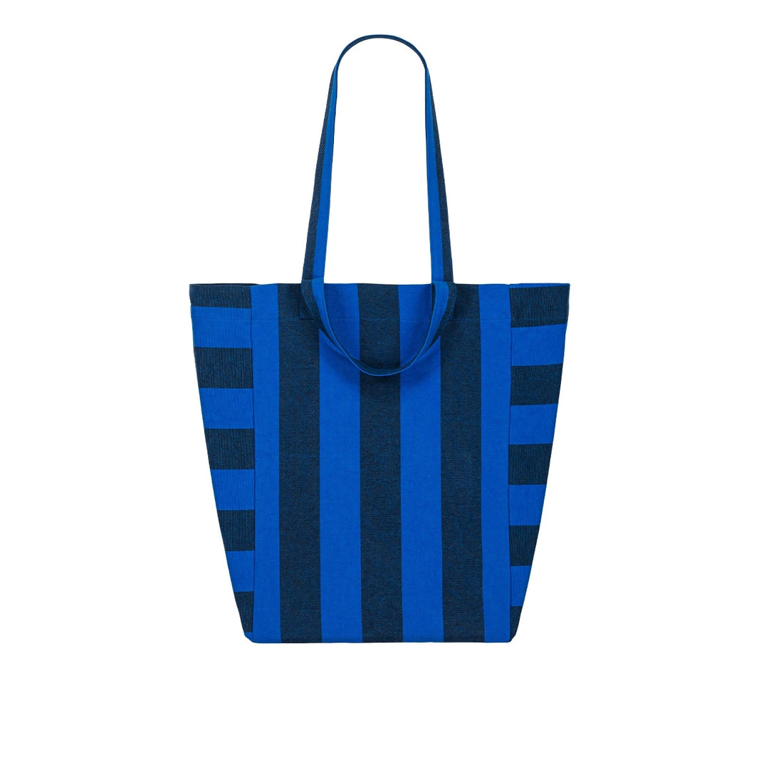 Sac cabas - Elisabeth Big stripes Night / Blue