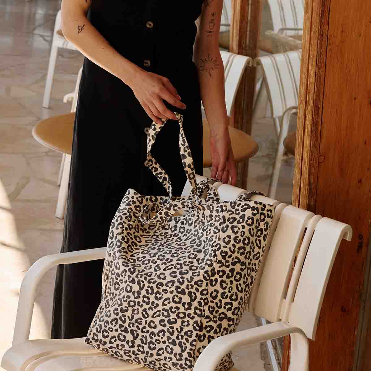Tote bag - Elisabeth Graou Greige